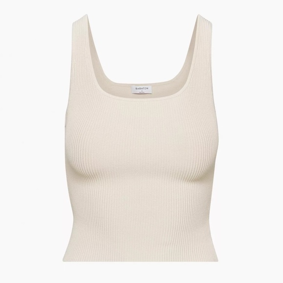 NWT Aritzia Babaton Sculpknit square neck tank - Picture 2 of 9